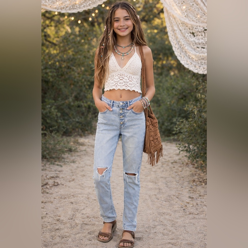 Wild Fable Light Blue Highest Rise Skinny Jeans